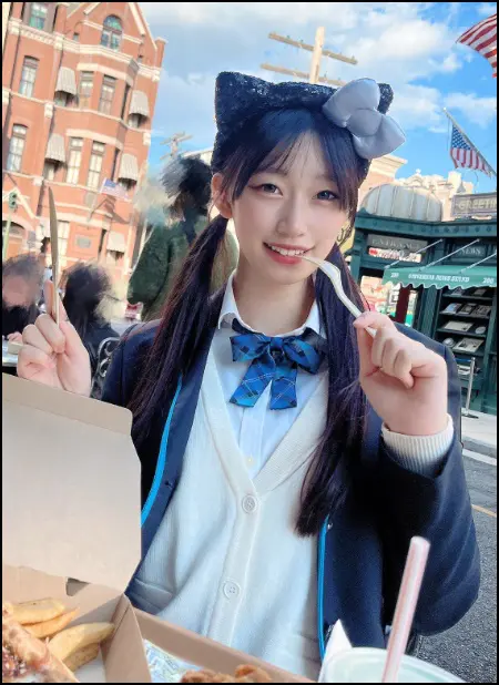 下谷あゆ、高校、制服姿、ディズニー・シー